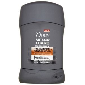 Dove Men+Care Elements tuhý antiperspirant 48h Talc Mineral + Sandalwood 50 ml