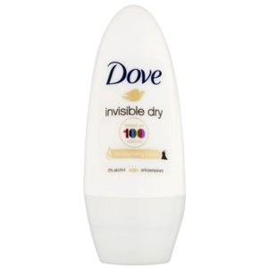 Dove Invisible Dry Antiperspirant antiperspirant roll-on proti bílým skvrnám 48h 50 ml