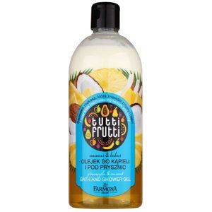 Farmona Tutti Frutti Pineapple & Coconut sprchový a koupelový gelový olej