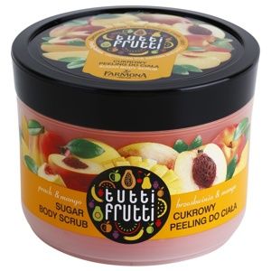 Farmona Tutti Frutti Peach & Mango cukrový peeling na tělo