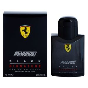 Ferrari Scuderia Ferrari Black Signature toaletní voda pro muže 75 ml
