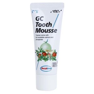 GC Tooth Mousse remineralizační ochranný krém pro citlivé zuby bez fluoridu příchuť Strawberry 35 ml