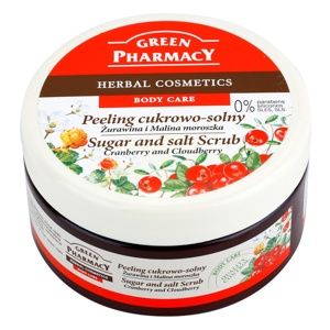 Green Pharmacy Body Care Cranberry & Cloudberry cukrovo-solný peeling