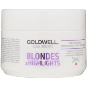 Goldwell Dualsenses Blondes & Highlights regenerační maska neutralizující žluté tóny 200 ml