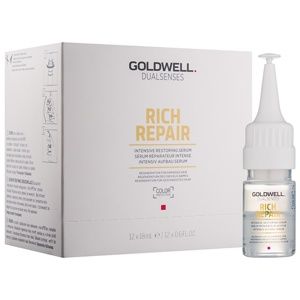 Goldwell Dualsenses Rich Repair intenzivní obnovující sérum pro suché a poškozené vlasy 12 x 18 ml