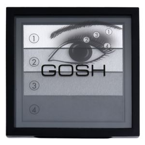 Gosh Smokey paleta očních stínů odstín 01 Black 8 g