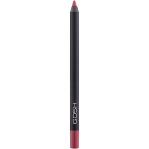 Gosh Velvet Touch voděodolná tužka na rty odstín 003 Cardinal Red 1,2 g