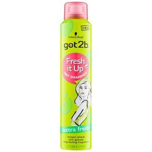 got2b Fresh it Up Extra Fresh suchý šampon pro absorpci přebytečného mazu a pro osvěžení vlasů 200 ml