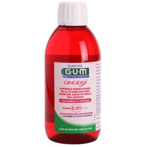 G.U.M Gingidex 0,12% ústní voda proti zubnímu plaku a pro zdravé dásně bez alkoholu 300 ml