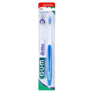 G.U.M Ortho 124 zubní kartáček pro uživatele fixních rovnátek soft