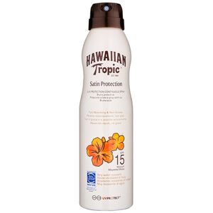 Hawaiian Tropic Satin Protection sprej na opalování SPF 15 220 ml