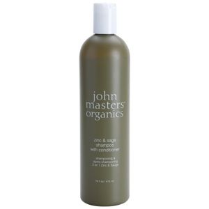 John Masters Organics Zinc & Sage šampon a kondicionér 2 v 1 pro podrážděnou pokožku hlavy