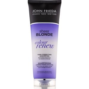 John Frieda Sheer Blonde Violet Crush tónovací šampon pro blond vlasy 250 ml