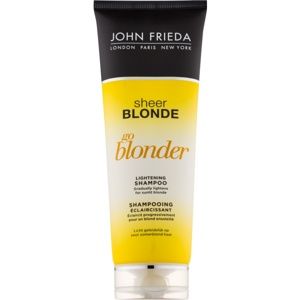 John Frieda Sheer Blonde Go Blonder zesvětlující šampon pro blond vlasy 250 ml