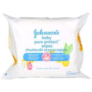 Johnson's Baby Pure Protect vlhčené čisticí ubrousky pro děti