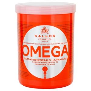 Kallos Omega vyživující maska na vlasy s omega 6 komplexem a makadamia olejem 1000 ml