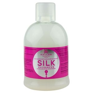 Kallos Silk hedvábně jemný šampon pro suché a zcitlivělé vlasy 1000 ml