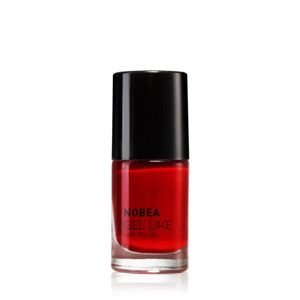 NOBEA Day to Day lak na nehty s gelovým efektem odstín Ladybug Red 6 ml
