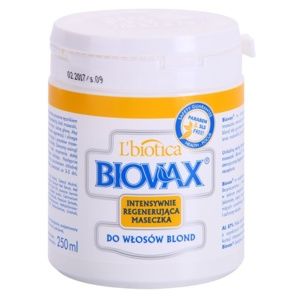 L'biotica Biovax Blond Hair oživující maska pro blond vlasy