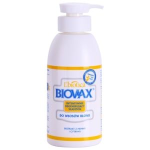 L'biotica Biovax Blond Hair rozjasňující šampon pro blond vlasy