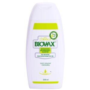 L’biotica Biovax Dull Hair ošetřující a posilující šampon pro mastné vlasy a vlasovou pokožku 200 ml