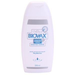 L’biotica Biovax Keratin & Silk posilující šampon s keratinovým komplexem 200 ml
