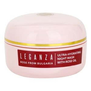 Leganza Rose noční maska s hydratačním účinkem