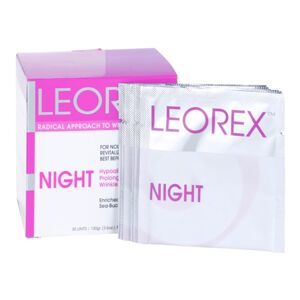Leorex Booster Night noční pleťová maska proti vráskám 30 ks