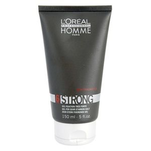 L’Oréal Professionnel Homme 6 Force Strong gel na vlasy extra silné zpevnění 150 ml
