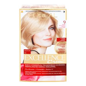 L’Oréal Paris Excellence Creme barva na vlasy odstín 9 Light Natural Blonde