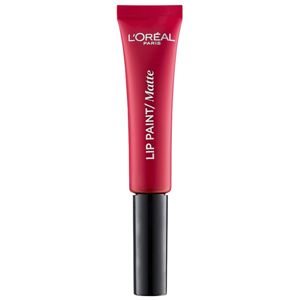 L’Oréal Paris Lip Paint tekutá rtěnka s matným efektem odstín 205 Apocalypse Red 8 ml
