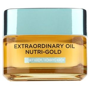 L’Oréal Paris Extraordinary Oil Nutri-Gold lehký vyživující olejový krém 50 ml