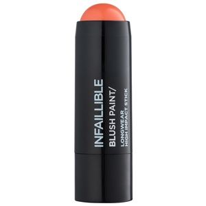 L’Oréal Paris Infallible Paint Chubby krémová tvářenka odstín Tangerine Please 7 g