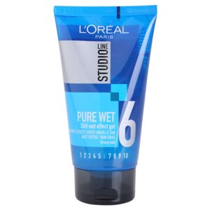 L’Oréal Paris Studio Line Pure Wet gel na vlasy s mokrým efektem 24H Wet Effect Strong Hold 6 150 ml