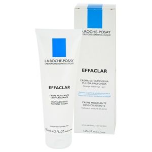 La Roche-Posay Effaclar čisticí pěnivý krém pro problematickou pleť, akné 125 ml