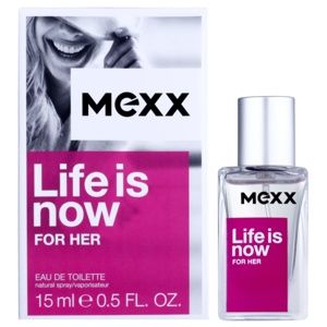 Mexx Life is Now for Her toaletní voda pro ženy 15 ml