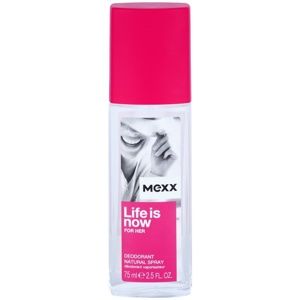 Mexx Life is Now for Her deodorant s rozprašovačem pro ženy 75 ml