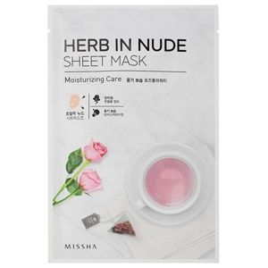 Missha Herb in Nude plátýnková maska s rozjasňujícím a hydratačním úči