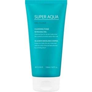Missha Super Aqua Oil Clear osvěžující čisticí pleťová pěna