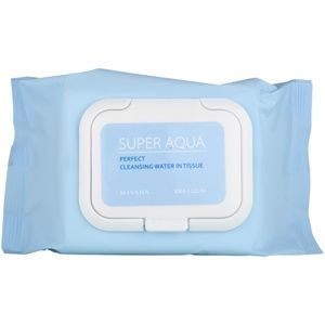 Missha Super Aqua Perfect čisticí pleťové ubrousky s hydratačním účinkem 30 ks