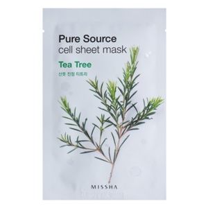 Missha Pure Source plátýnková maska s čisticím a osvěžujícím účinkem