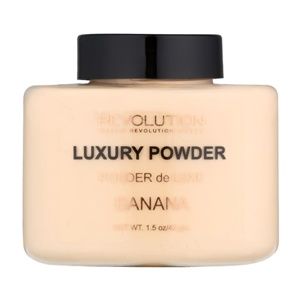 Makeup Revolution Luxury Powder minerální pudr odstín Banana 42 g