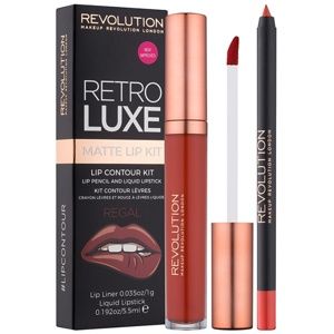 Makeup Revolution Retro Luxe matná sada na rty