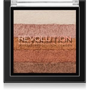 Makeup Revolution Shimmer Brick bronzer a rozjasňovač 2 v 1