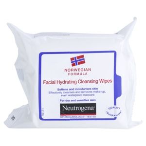 Neutrogena Face Care čisticí ubrousky pro suchou až citlivou pleť 25 ks