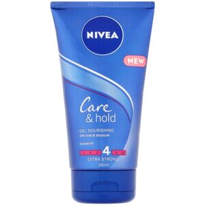 Nivea Care & Hold výživný gel na vlasy pro extra silnou fixaci 150 ml