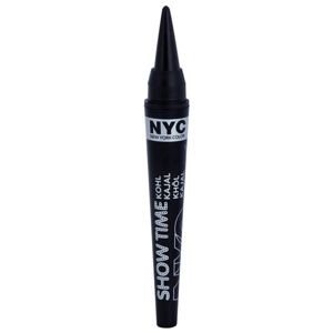 NYC Show Time kajalová tužka na oči odstín 001 True Black 0,55 g