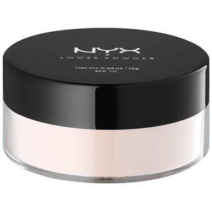 NYX Professional Makeup Loose pudr SPF 10 odstín 10 Peachy Complexion 15 g