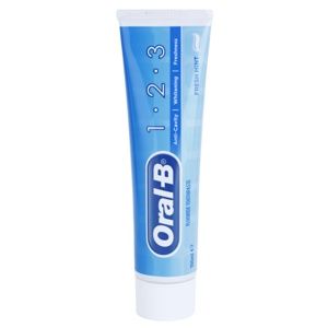 Oral B 1-2-3 zubní pasta s fluoridem 3 v 1 příchuť Mint 100 ml