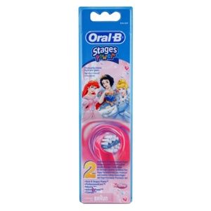 Oral B Stages Power EB10 Princess náhradní hlavice pro zubní kartáček extra soft 2 ks